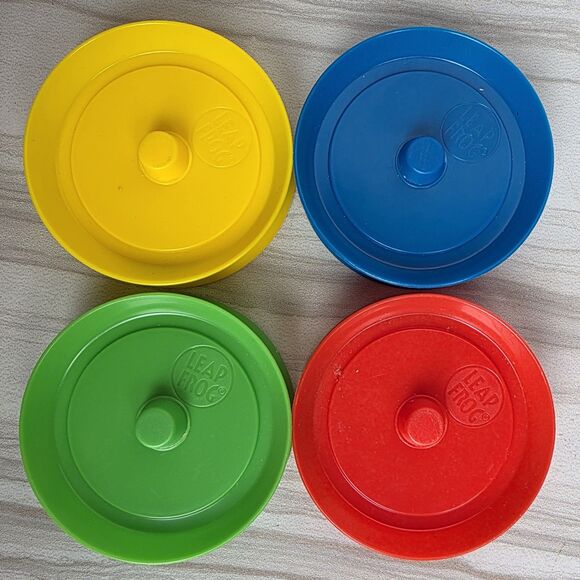 Set of 4 Round Playing Card Holders - Leap Frog - Picture 11 of 11